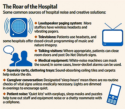 Hospital Noise Infographic